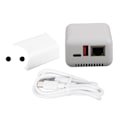 Miniatyrbillede 1 af 7: USB 2.0 Netværksprinterserver 5V LAN Printerdelingsserver Trådløs Printerserver til Windows XP til Android til Linux 3.4 100‑240V EU-stik