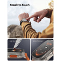 Miniatyrbild 3 av 5: Apple Watch Ultra 49 mm skärmskydd, [Titanram] 2-pack 9h härdat glasfilm med verktygssats för enkel inriktning, fullständigt täckande skydd
