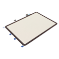 Miniatyrbillede 5 af 6: Touch Screen Panel Digitizer Hærdet Glas Sort Touch Screen Panel Udskiftning til IOS Tablet Air4