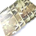 Miniatyrbillede 3 af 5: 2 stk. vandtæt notesblok til udendørs brug Camouflage Pvc Vandtæt notesbog Allvejr regntæt udendørs notesblok Spiralbundet bog