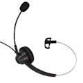 Miniatyrbild 5 av 7: H360‑3.5MV 3,5 mm Kontorsheadset Monauralt Callcenter-headset Stöder Högtalarvolymkontroll och Mikrofon-mute