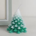 Miniatyrbilde 8 av 9: Julelys med farget voks, julepynt red