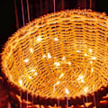 Miniatyrbilde 2 av 5: Halloween-dekorasjoner Fairy String Lights for festdekorasjoner orange