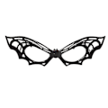 Miniatyrbilde 1 av 2: Maskerade Briller Web Kostyme Briller Bat Net
