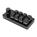 Miniatyrbild 3 av 7: Mini 8-knapps tangentbord med ratt, anpassningsbar programmering, hot-swappable, blå brytare, tangentbord med kabelseparation, makro, mekaniskt tangentbord