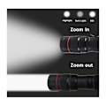 Miniatyrbilde 3 av 5: LED Lommelykter Oppladbare Taktiske Lommelykter Høy Lumen Super Sterk Mini Liten Lommelykt 3 Moduser Bærbar Lykt (2-Pakning) (Svart)