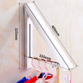 Miniatyrbilde 2 av 5: Aluminium Innebygd Veggmontert Organizer Krok Plassbesparende for