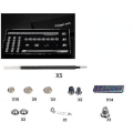 Miniatyrbillede 2 af 5: Magnetic Pole Fidget Penna Metall Magnet Leksak Anti-stress til stede