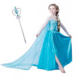 Pikkukuva 1 / 3: Elsa prinsessamekko + sauva/taikasauva 100 cl