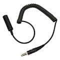 Miniatyrbilde 3 av 7: U‑92A/U til U‑174/U Radio Headset Kabel Plug and Play Helikopter Mono Headset Forlenget Ledning
