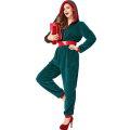 Pikkukuva 1 / 5: Coral Fleece Vanhemmat-Lapsi Joulupuku Cosplay Y Adult L