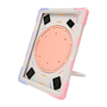 Miniatyrbilde 5 av 6: Nettbrettveske Silikon Hard PC Presise Utsparinger Justerbar Stropp 360 Graders Støtteveske for IOS Nettbrett 10. Gen 2022 Fargerik Rosa