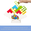 Miniatyrbild 5 av 5: 48 st Tetra Tower Balance Stacking Blocks Spel, Brädspel För 2 Spelare+ Familjespel none