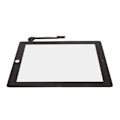 Miniatyrbild 7 av 7: Pekskärmspanel Svart Stark Hållbar Härdat Glas Lättvikt LCD Tablet Skärmpanel för IOS Tablet 3 4