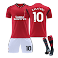 Miniatyrbilde 1 av 2: 23- Red Devils Hjemme #10 RASHFORD Trøye Treningssett 24