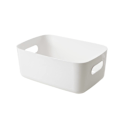 Miniatyrbillede 1 af 5: Desktop kosmetisk opbevaringsboks, diverse organisator opbevaring White 19.3*13.5*7.3cm