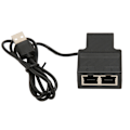Pikkukuva 4 / 7: 100Mbps Ethernet-jakaja RJ45 1-2 Suurnopeuksinen Ethernet-jakajasovitin USB-virtajohdolla