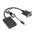 Miniatyrbild 3 av 7: Omvandlare VGA till High Definition Multimedia Interface-omvandlare Dator till TV-adapterkabelomvandlare