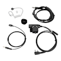 Miniatyrbillede 3 af 7: U94 PTT med fingermikrofon PTT 7,1 mm udtrækkelig halskontrol headset til Kenwood TK3107
