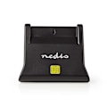 Miniatyrbild 2 av 8: Nedis Smartcard-läsare | USB 2.0 | Skrivbordsmodell | Svart