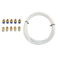 Miniatyrbilde 2 av 7: PTFE-slange med PC4 M6 KJH04 M6 pneumatiske koblinger for 1,75 mm filament PLA ABS for Bambu Lab 3D-printer