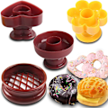 Miniatyrbillede 1 af 5: 3 donuts Donut Cutter, Donut kageform, donut kageform, form,