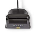Miniatyrbild 5 av 8: Nedis Smartcard-läsare | USB 2.0 | Skrivbordsmodell | Svart