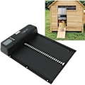 Miniatyrbild 3 av 5: Automatisk hönshusdörr med timer Aluminiumlegering IP45 Vattentät LED-skärm Batteridriven automatisk kycklingdörröppnare för gård