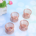 Miniatyrbillede 4 af 4: 4 Æggeholdere i rustfrit stål Mini Spring wire Æggekop
