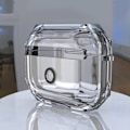 Miniatyrbild 2 av 5: TPU Anti Drop Hörlurskydd Transparent Mjukt Skal Hörlursskydd för IOS Hörlurar Svart för IOS Hörlurar Nya Generation 3
