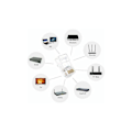 Miniatyrbild 5 av 5: Förpackning med 100 RJ45 8P8C CAT6 CAT5E Pass Through Ethernet Modulär Kontakt Plugg 50u Pläterad