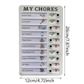 Miniatyrbilde 5 av 5: Multifunksjonell Memo Sjekkliste To-Do-Liste Pad 5'x8' Adjusta white