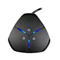 Miniatyrbillede 2 af 7: PC Strømknap Nem Betjening Lille Letvægts Holdbar ABS Blank Overflade Desktop Computer Switch til Internetcafé