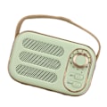 Miniatyrbilde 7 av 7: Bluetooth Høyttaler Stereo HiFi Lyd USB Lading Retro Bærbar Trådløs Høyttaler for Hjem Reise Grønn