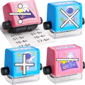 Miniatyrbillede 1 af 5: 1-100 Count Math Puzzle Legetøjsstempler