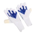 Miniatyrbillede 2 af 7: Et par fodboldmålmandshandsker med stærkt håndfladegreb, fingerbeskyttelse, skridsikker latex og nylon, åndbar fodboldmålmandshandske 10
