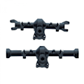 Miniatyrbilde 1 av 5: Metall forakselhus for Axial SCX24 90081 RC Crawler Black