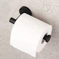 Miniatyrbillede 4 af 5: Toiletpapirholder til badeværelse SUS304 Rustfrit stål, mat sort T
