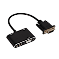 Pikkukuva 3 / 7: 2 in 1 Splitter VGA - VGA High Definition Multimedia Interface -sovitin, korkea resoluutio, vakaat tietokonetarvikkeet