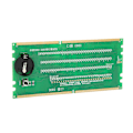 Pikkukuva 2 / 7: Tietokoneen muistitesteri DDR2 DDR3 2 in 1 PCB-materiaali valodiodit pöytäkoneen emolevyn testaaja LEDillä