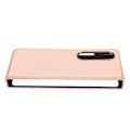 Miniatyrbillede 3 af 6: Telefoncover Beskyttelsescover til Samsung Galaxy Z Fold 4 Nano Belægning Ægte Læder Ridsefast Pink