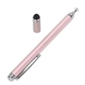 Miniatyrbilde 2 av 6: Stylus Penn 2 Funksjoner Praktisk Kompakt Bærbar Praktisk Berøringspenn for IOS Nettbrett for Kindle for IPhone Rosa