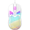 Miniatyrbillede 1 af 5: Kablet gamingmus, ergonomisk og let USB-computermus (hvid)