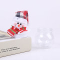 Miniatyrbilde 3 av 3: 2 stk. julegodteri epleflasker Gammel snømann Eplekasser Kristus