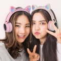 Pikkukuva 5 / 5: Langattomat Bluetooth-lasten kuulokkeet Cat Ear Bluetooth langattomat/langalliset kuulokkeet Beige