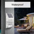 Miniatyrbilde 3 av 5: Sett med 4 solcellelamper utendørs bevegelsessensor Vanntett-Rustfritt stål-Vegglamper for utendørs bruk-Med for hage, terrasse, sti, etc.