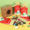 Miniatyrbillede 5 af 5: 50stk Jule Goodie Bags, Snøre Slikposer Godbidder fo