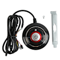 Pikkukuva 1 / 6: PC Virtapainike Vahva ABS Kevyt Helppo Asennus Plug and Play PC Virtakytkin Internetkahvilaan Ei Audio Ei USB