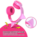 Pikkukuva 4 / 5: Bluetooth Kids -kuulokkeet mikrofonilla, langattomat kuulokkeet lapsille, 85 dB:n rajoitettu kuulosuojaus, stereokuulokkeet pojille ja tytöille (vaaleanpunainen)