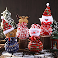 Miniatyrbillede 5 af 5: Julepynt gavepose, Julemand Snemand Elg Bjørn (8 stk)